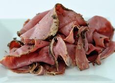 Sliced New York Pastrami Beef - 500gm pack